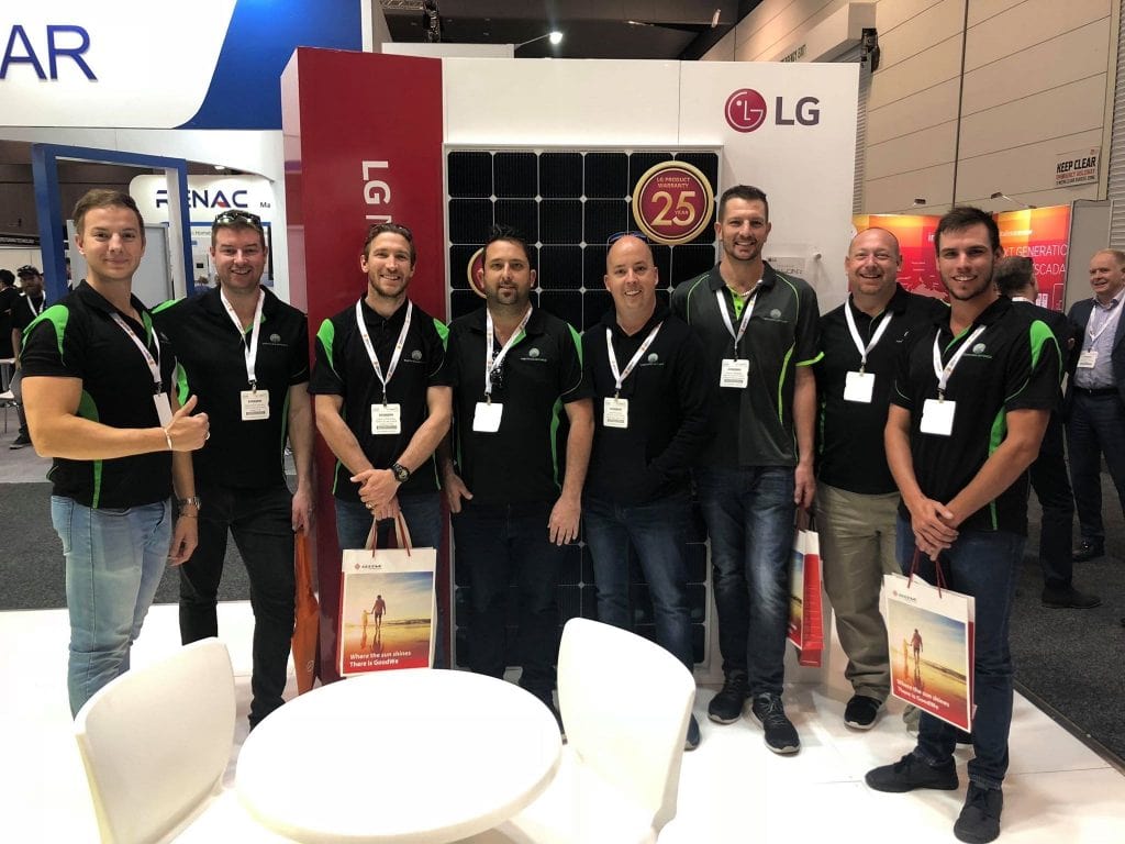 Perth Solar Force Staff and Solar Panels