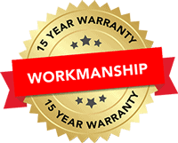 15 Year Workmanship Warranty Badge