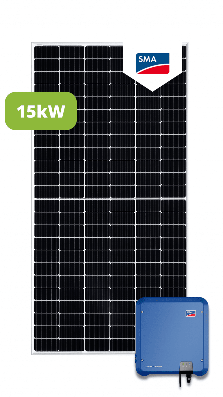 SMA15kw solar panel and inverter