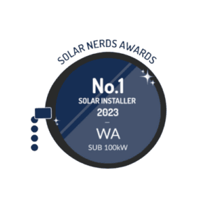 Solar Nerds Awards No. 1 Solar Installer 2023 WA Sub 100kW