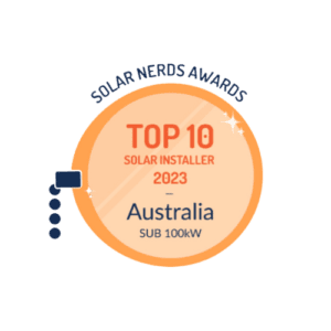 Solar Nerds Awards Top 10 Solar Installer 2023 Australia Sub 100kW