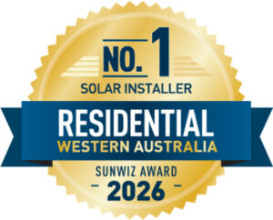 No. 1 Solar Installer Residential Western Australia Sunwiz Award 2026