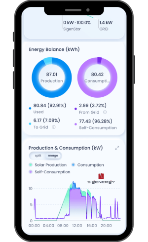 Sigenergy Home Energy Management System App