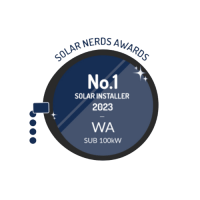 Solar Nerds Awards No. 1 Solar Installer 2023 WA Sub 100kW